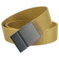 thumbnail image 2 of Three Generations Of Metal Plate Buckle Casual Men'S Belt Durable Nylon Belt, 2 of 4