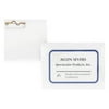 Business Source Pin Style Holder Name Badge Kit 100 / Box - Clear