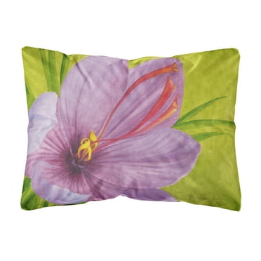 Carolines Treasures TMTR0227PW1216 Floral by Malenda Trick Canvas Fabric Decorative Pillow, 12H x16W, multicolor