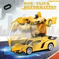 thumbnail image 3 of Remote Control Cars, Transform Robot RC Cars Toys for 3 4 5 6 7 Year Old Boys, One-Button Deformation and 360 Degree Rotating Drifting, Boys Toys Ages 4 5 6 7 8 9 Year Old, 3 of 7