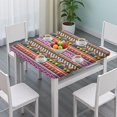 thumbnail image 3 of Decorative Bohemian Flowers Design Table Cover with Stretch Fit, 3 of 6