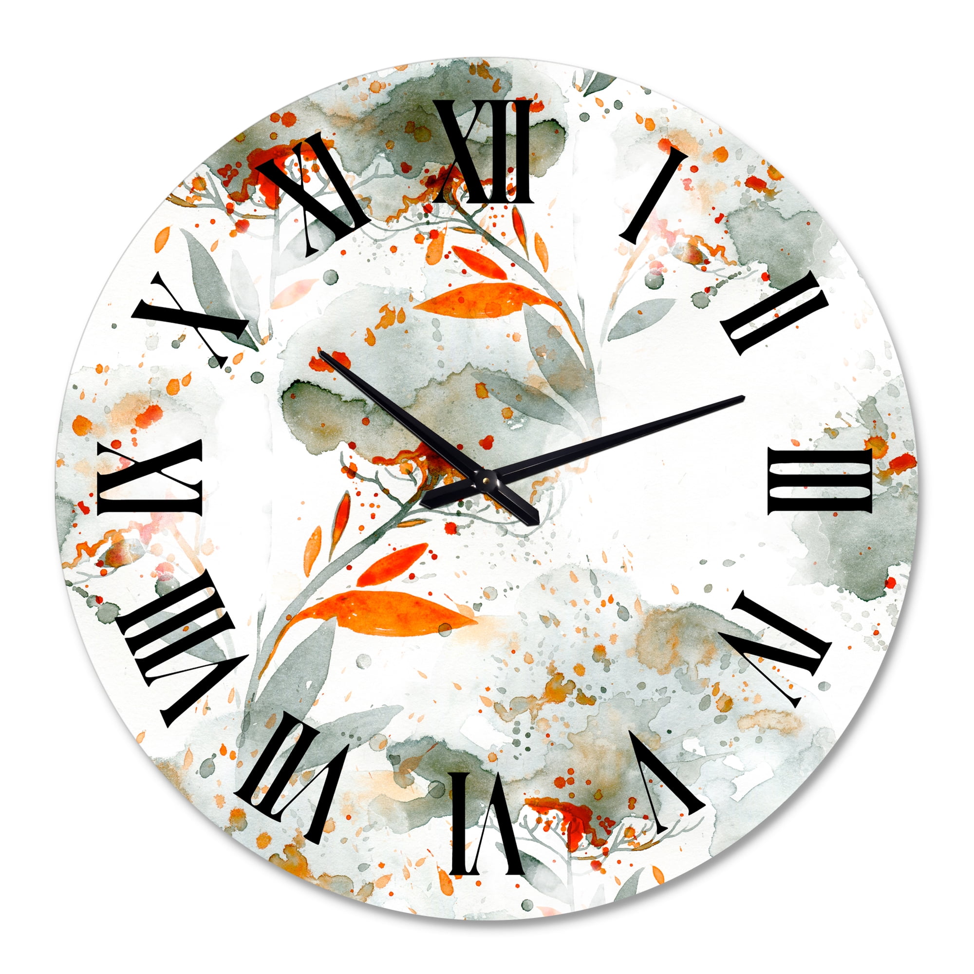 Designart 1 in Modern,Contemporary Wall Clock