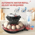 thumbnail image 2 of 12 Eggs Incubator for Chicken Duck Quail Eggs, Auto Turn & Humidity Control, Digital Display, 360° View, 2 of 6