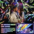thumbnail image 2 of 42 PCS Light Up Wands for Wedding, Wedding Favors with 3 Colorful Flashing Modes, LED Fairy Wands with Bells for Wedding Send Off, New Year, Raves, Concert, Birthday, Party Streamers, 2 of 7