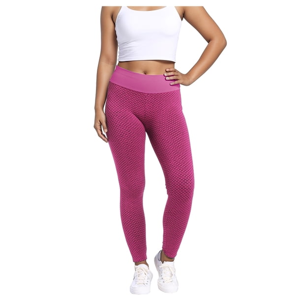 Mallas de yoga y running para mujer: largas, diseño patchwork, cintura alta, fitness activo