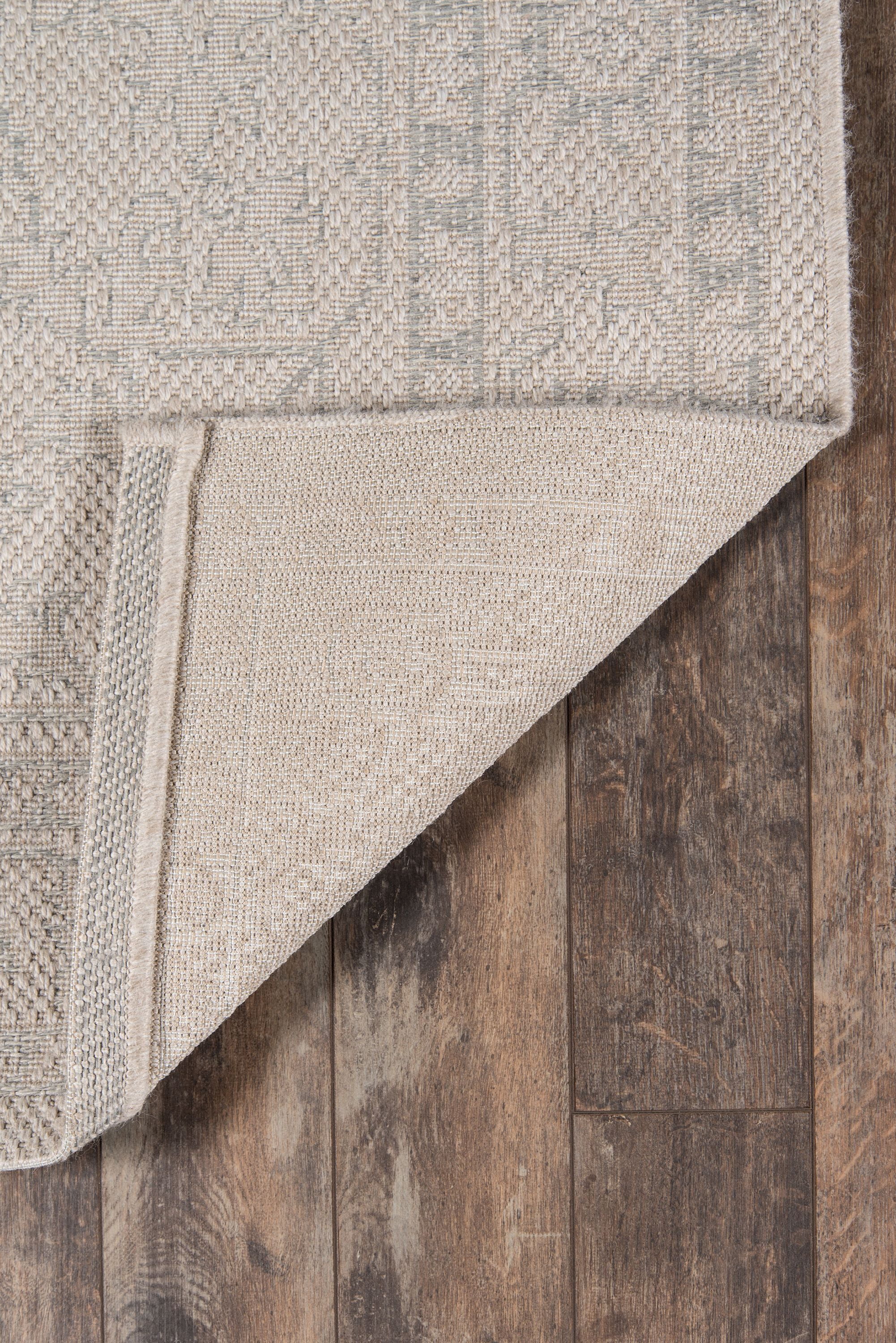 Erin Gates by Momeni Downeast Boothbay Polypropylene Machine Made Grey Indoor Outdoor Rug 2' X 3'