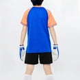 thumbnail image 4 of Boys Soccer Outfits Short Sleeve T-Shirt and Shorts Kids Sports Training Football Athletic Tracksuit Clothes, 4 of 4