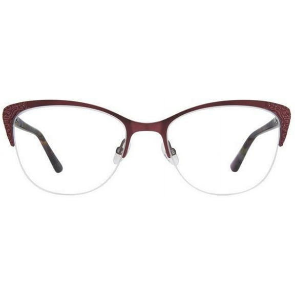 Adensco AD 241 0U7I 00 Women's Matte Plum Cat Eye Frame Eyeglasses
