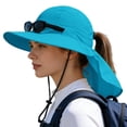 thumbnail image 3 of Gyujnb Lightweight Breathable Mesh Sun Hat Hat with Detachable Neck for Outdoor Activities, 3 of 7