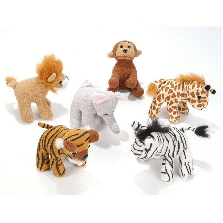 Mini Plush Jungle Animals