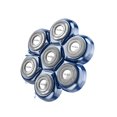 thumbnail image 1 of E-SHAVER  Mens 7 Blade Razor Replacement Shaving Heads Floating Washable Electric 7D Shavers Trimmers Kit Cutter Blades, 1 of 13