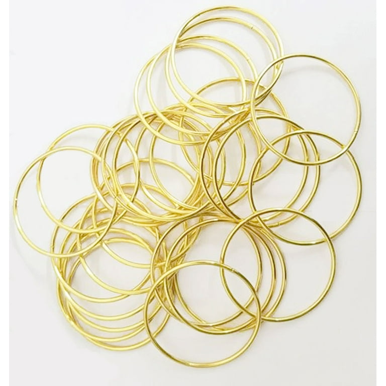 Metal Gold Rings (8 inch, 1 Pack)