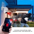 thumbnail image 2 of Wifi Ptz Cámara Ip 1080P Hd 8 Luces Seguridad Vigilancia Al Aire Libre Trabajo Con Camhi 110-240V (Ee. Uu.) Cateissary AF000458-00, 2 of 6