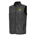 thumbnail image 2 of Men's-Antigua  Heather Black William Byron Fortune Full-Zip Vest, 2 of 3