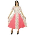 thumbnail image 2 of Bimba Women Print Cotton Kurti Designer Dress Short Sleeve Ladies Anarkali Kurta, 2 of 7