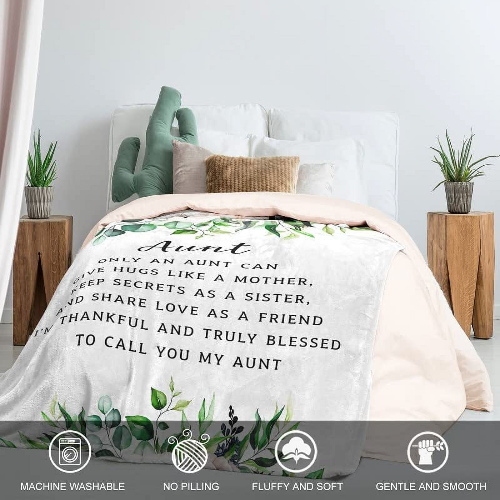 Aunt Gifts from Niece Nephew, Best Aunt Ever Gifts for Aunts from Niece Aunt  Flannel Blanket for Auntie Birthday Gifts from Niece Mothers Day for Aunt  Soft Throw Blanket 60*50 - Walmart.com