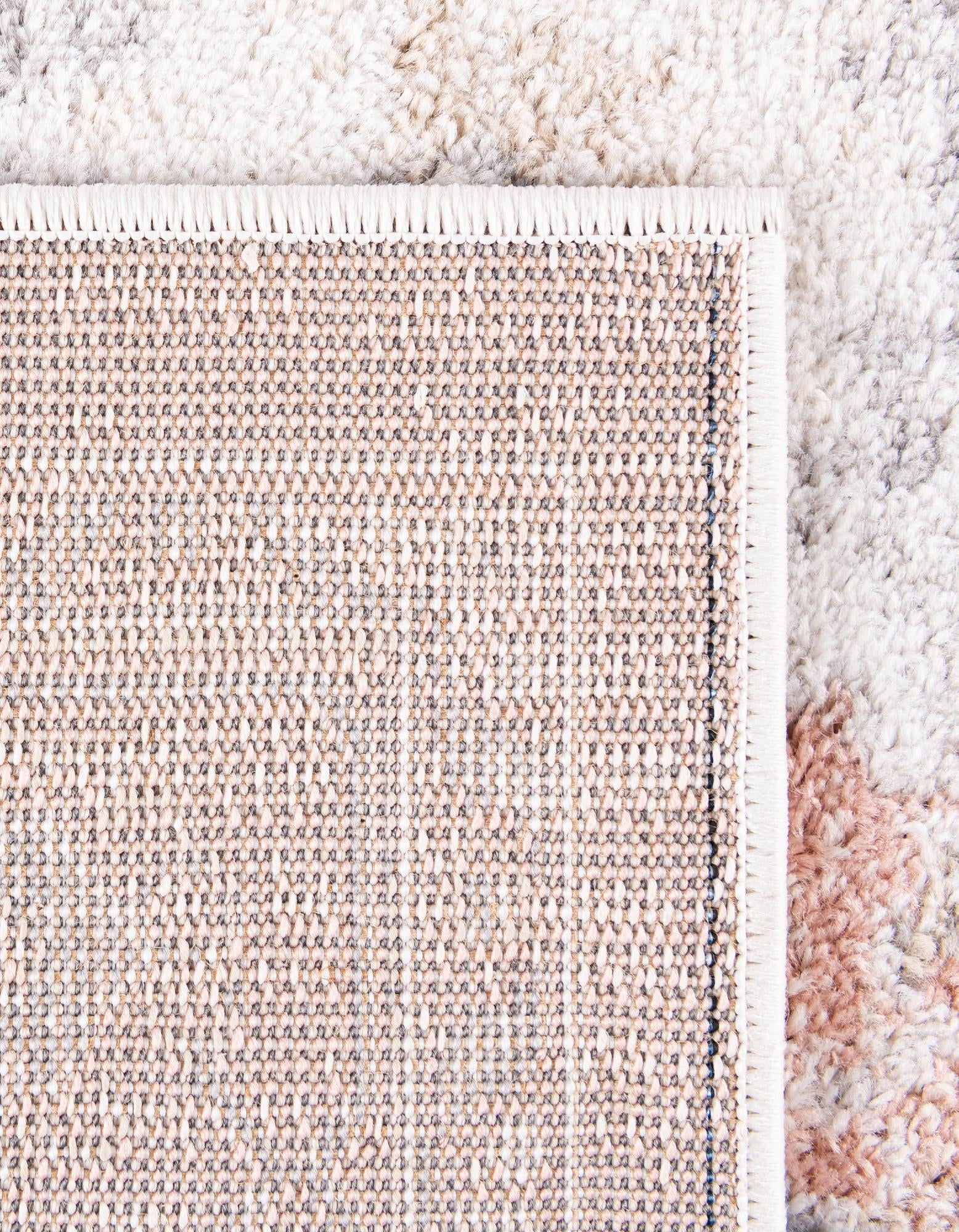 Unique Loom Madeline Vintage Collection Area Rug - Jackson (2' x 8' Runner Rose Pink/Ivory)