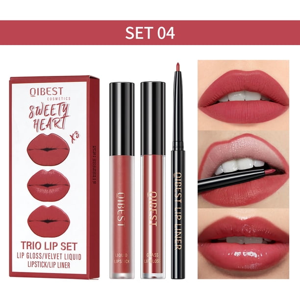 Juego de pintalabios líquido mate, Pintalabios resistente al agua de larga duración, tinte de terciopelo brillante, maquillaje, delineador de labios, Cosméticos esmaltados, novedad de 2023
