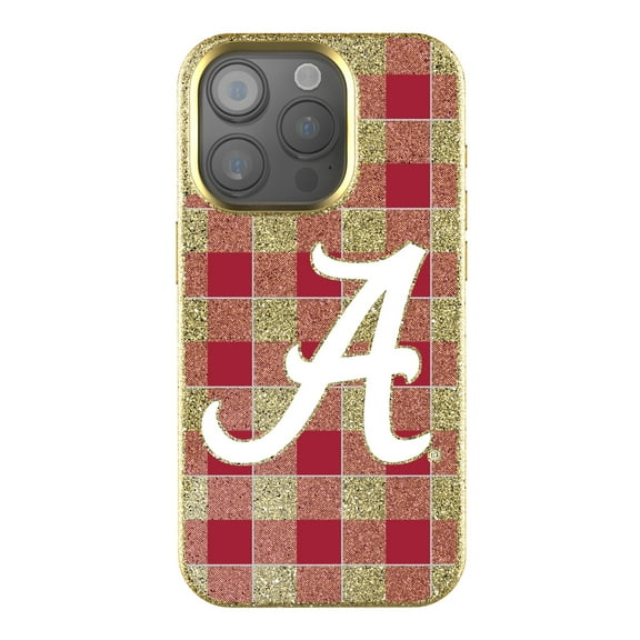 Keyscaper Alabama Crimson Tide Plaid iPhone Bling Case