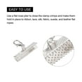 thumbnail image 5 of 10Set Ribbon Crimp Clamp Ends Lobster Claw Clasps & Chain 25mm Silver Tone for DIY, 5 of 6
