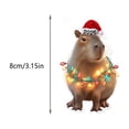 thumbnail image 2 of Acrylic 2D Christmas Tree Ornaments - Festive For Holiday Decor, 2 of 2