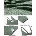 thumbnail image 2 of Ekouaer Jumpsuits for Women Sleeveless Spaghetti Strap Ribbed Overall Jumpsuit V Neck Summer Romper with Pockets 2026, 2 of 6
