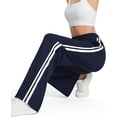 thumbnail image 6 of NICELF Womens Sweatpants Loose Straight Leg High Waisted Wide Leg Track Pants with Pockets & Drawstring, Lightweight Jog Yoga Pants for Workout & Running, Navy Blue, 6 of 7
