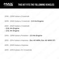 thumbnail image 2 of MAX Advanced Brakes - Rear Brake Kit For 2016-2023 Subaru Crosstrek, 2014-2018 Forester (2.5L Engine) | Carbon Ceramic Brake and Rotor Kit | Daily Driving Geomet Coated Brake Rotors, 2 of 9