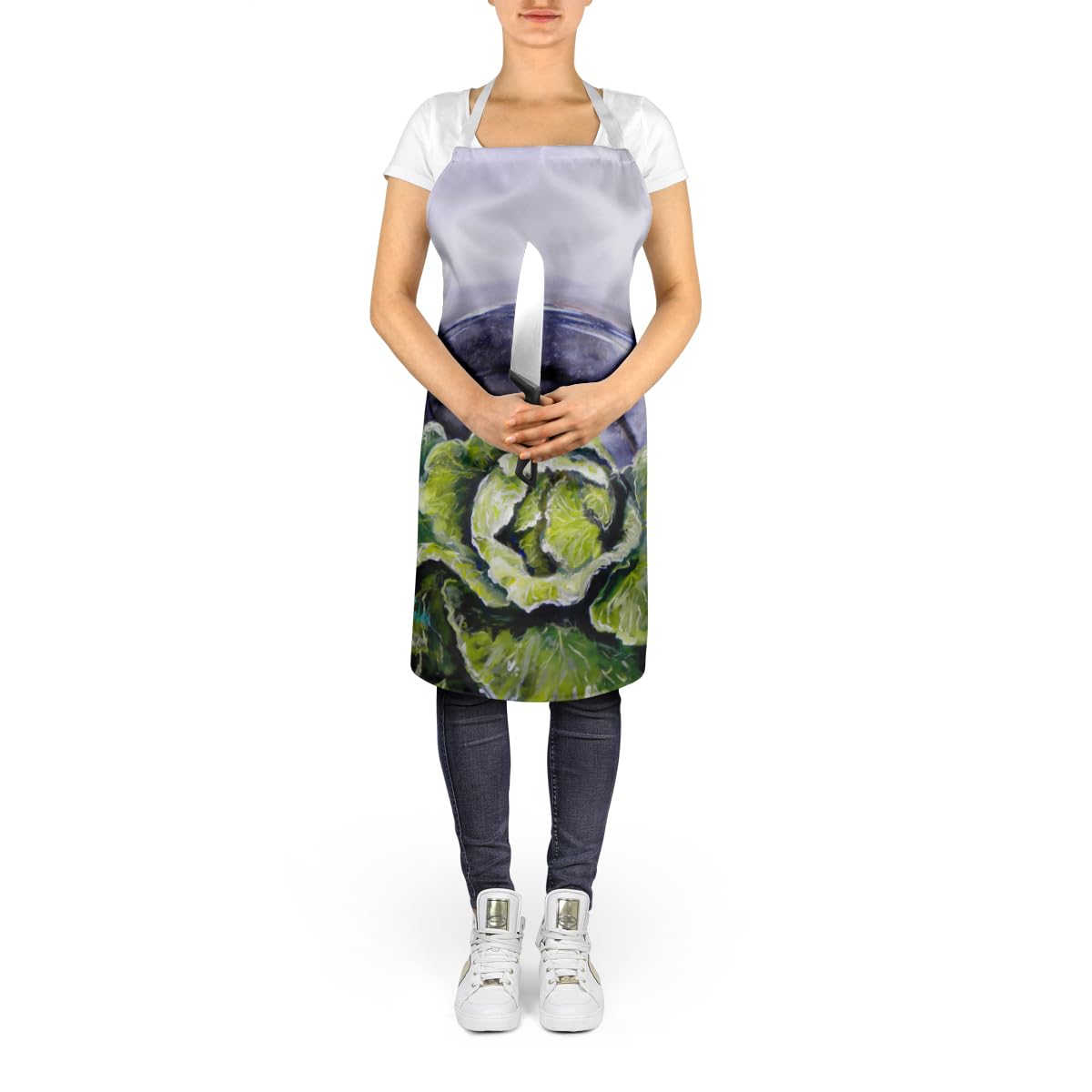 Home Grown In Plaquemines Parish Cabbage Apron 27 in x 30 in