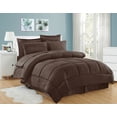 thumbnail image 2 of 8 Piece Bed In A Bag Hotel Dobby Embossed Comforter Sheet Bed Skirt Sham Set, 2 of 2