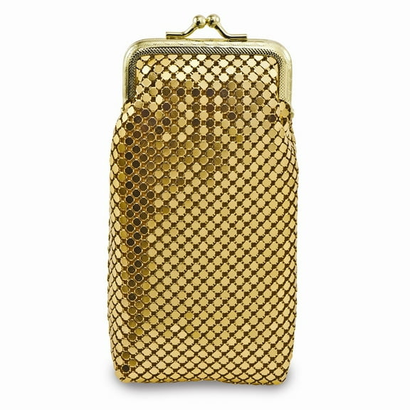 FB Jewels Gold-tone Sequin Eyeglass/Cigarette Case