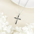 thumbnail image 3 of Cross Necklace 925 Sterling Silver Cross Jewelry Pendant Necklaces Jewelry for Women, 3 of 10