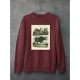 thumbnail image 3 of Deer And Moose Sweatshirt Men -Sydenham Edwards Designs, Male x-Large, 3 of 4