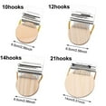 thumbnail image 4 of Mending Jeans Clothes Makes Beautiful Stitching Wooden Darning Machine Loom Fun Mending Loom Small Loom Speedweve Type Weave Tool 21 HOOKS, 4 of 8