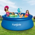 thumbnail image 2 of Funsicle QuickSet 8' x 30" Round Inflatable Top Ring Above Ground Swimming Pool Set, 2 of 6