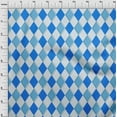 thumbnail image 4 of oneOone Rayon Blue Fabric Argyle Diy Clothing Quilting Fabric Print Fabric By Yard 56 Inch Wide, 4 of 4