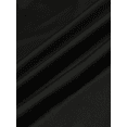 thumbnail image 3 of Women's Black Off-the-Shoulder Lace Trim Cocktail Dress, Sweetheart Neck Cold Shoulder Handkerchief Hem Party Dress, 3 of 3