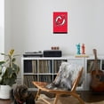 thumbnail image 4 of NHL New Jersey Devils - Logo 21 Canvas Wall Poster, 14.725" x 22.375", 4 of 4