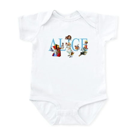 

CafePress - ALICE & FRIENDS Infant Bodysuit - Baby Light Bodysuit Size Newborn - 24 Months