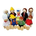thumbnail image 2 of Mini Figura De Personas, Figura De Juego Portátil, Muñecas En Miniatura, Juego De Casa De Muñecas De Madera, 2 of 9