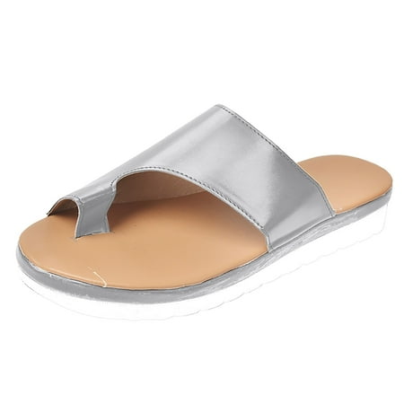 

ICQOVD Women Dressy Comfy Platform Casual Shoes Summer Beach Travel Slipper Flip Flops