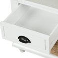 thumbnail image 2 of White Solid Wood Storage - Removable Cushion for Comfort - Entryway - Stable and Strong, 2 of 6