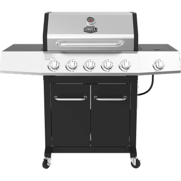 Expert Grill 5 Burner Propane Gas Grill with Side Burner