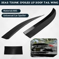 thumbnail image 4 of Universal Car Spoiler, Adjustable Rear Trunk Spoiler Lip Roof Tail Wing Accessories, Black, 4 of 4