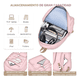 thumbnail image 3 of Mochila Belug   Escolar Viaje Bolsa Para Laptop 15.6 ROSA, 3 of 5