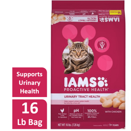 Iams Proactive Health Adult Urinary Tract Health with Chicken Dry Cat Food, 16