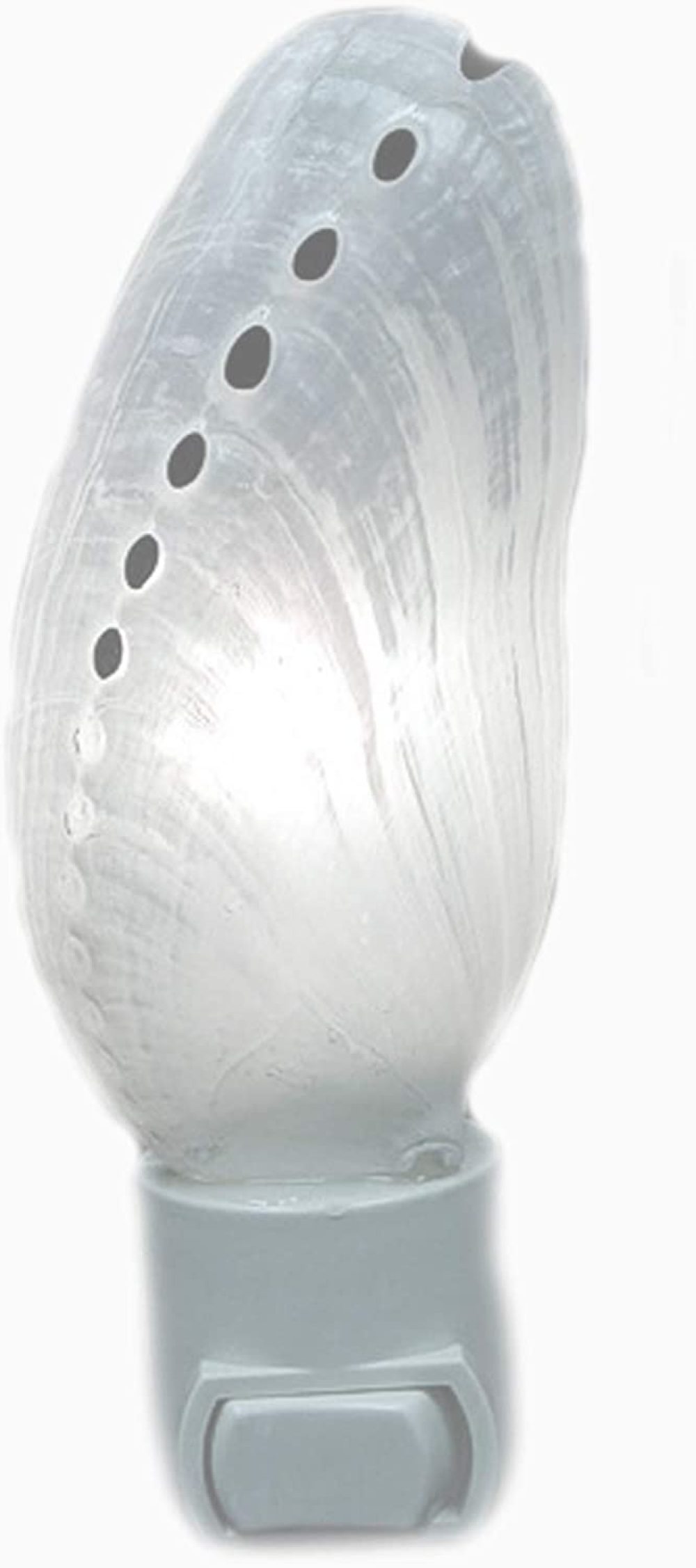 Seashell Night Light Real Pearl Abalone Shell Beach Decor w onOff