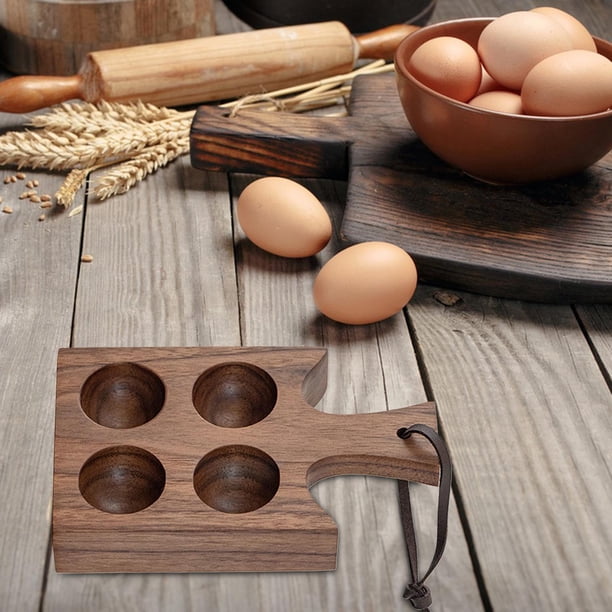 Caja de huevos de madera BLESIY con Asa organizador Estilo Japonés