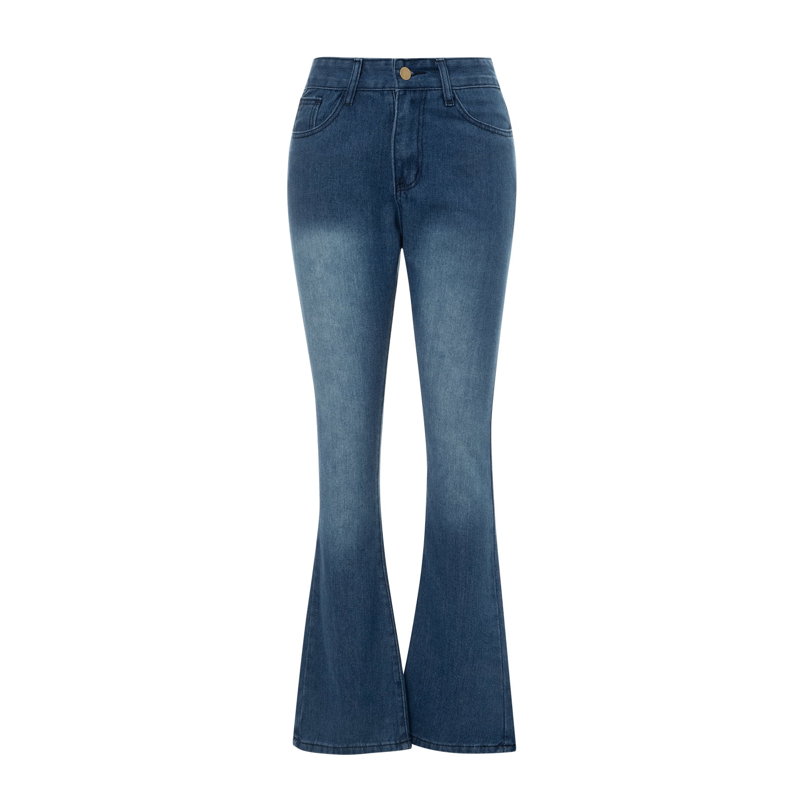 Y2k Bell Bottom Jeans for Women Low Rise Skinny Flare Jeans Vintage  Aesthetic Denim Pants E-Girl Streetwear - Walmart.com