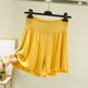 thumbnail image 1 of Pantalones de dormir de color liso para mujer, finos, informales, de cinco cuartos, para el hogar, pijama, 1 of 4